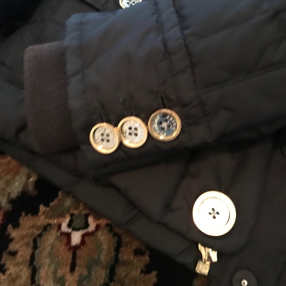 Women Juicy Couture Down Dark Brown Puffer Coat Short jacket Parka P.S Zara - Picture 6 of 7